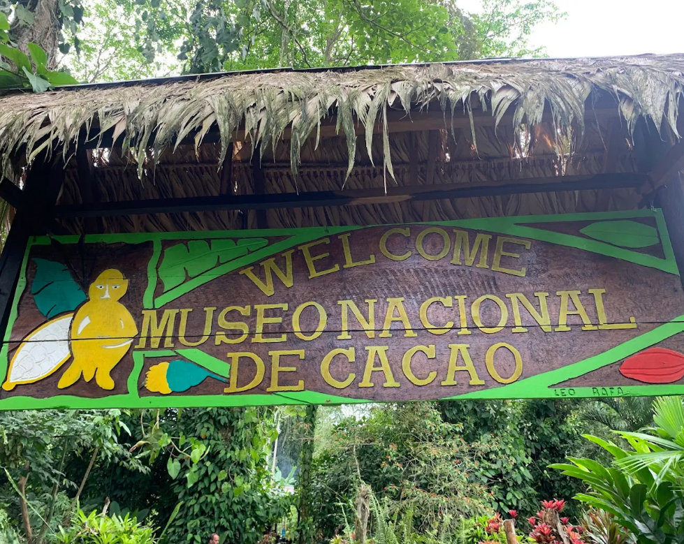 The cacao museum on the road to Cahuita, photo of a local spot near Puerto Viejo, Costa Rica